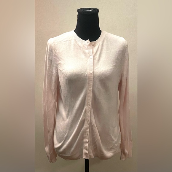 croft & barrow Sweaters - Croft & Barrow- Women's Light Pink Cardigan Size M